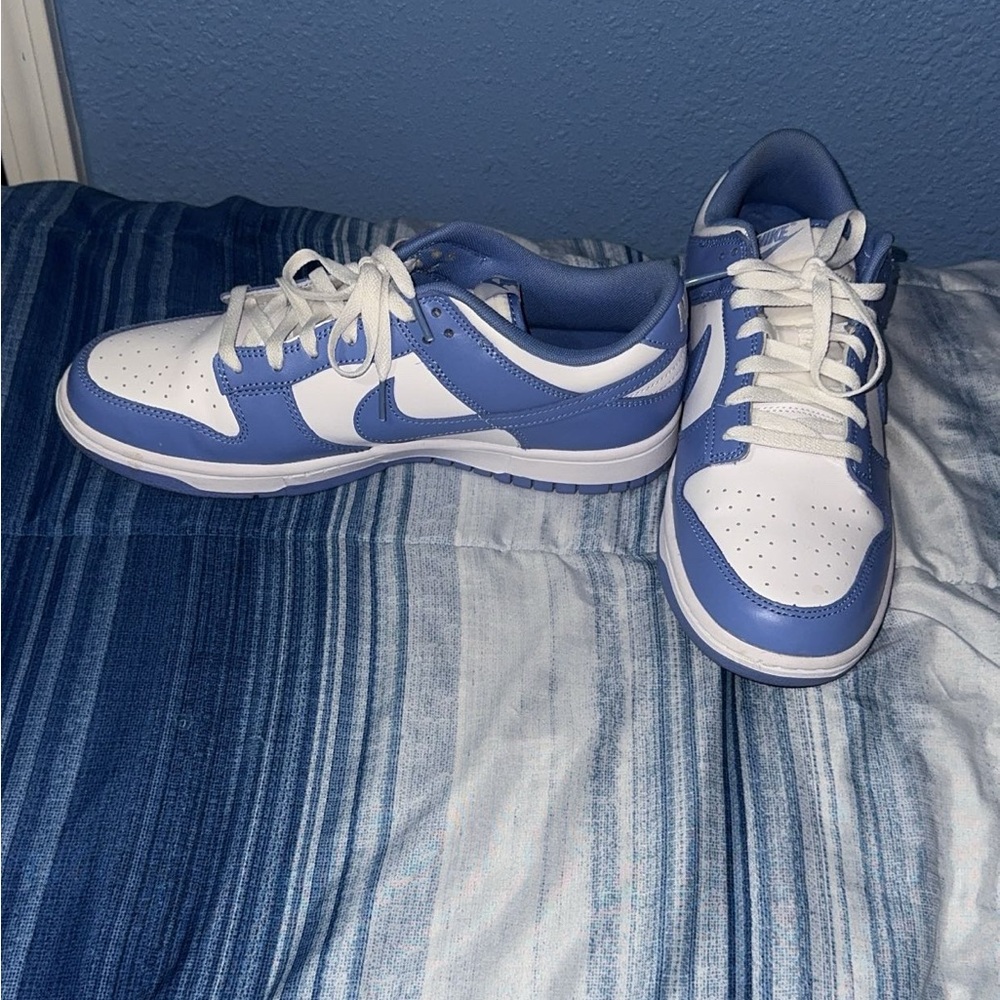 Nike Blue and White Sneakers